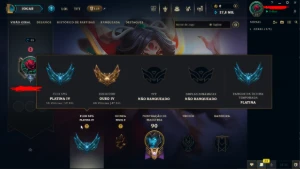 Conta LoL gold4 soloq plat4 flex full acesso hand lvl