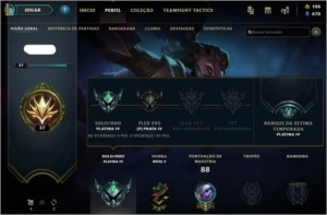 Conta Platina LOL - League of Legends