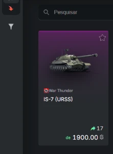 [Urgente] Conta Com Is-7 Disponível (Mítico / Raro) - Preço - Outros