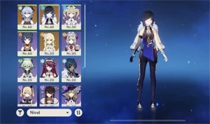 Ar32. Yelan + Aqua ‘arma assinatura’, Ganyu, lança de jade - Genshin Impact