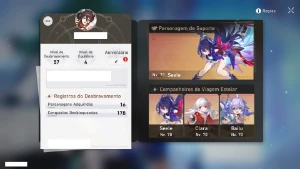 Conta Honkai: Star Rail AR 57 com Seele, Clara e Bailu - Outros