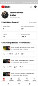 Canal de youtube monetizado de 1k organico sem straikes - Redes Sociais