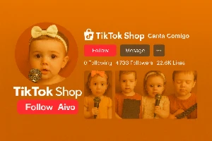 TikTok Shop Premium – Ativo e com Seguidores Reais - Social Media