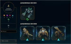 CONTA TERMINOU PLATINA 54 SKINS (2 ULTIMATE) - League of Legends LOL