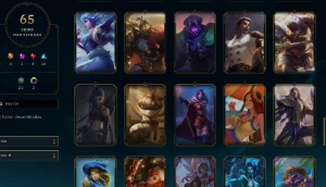 CONTA LOL - LVL 287 - 125 Champions - 86 Skins - FULL ACESSO - League of Legends