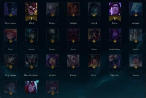 Conta Unranked LOL EX DIAMANTE E PLATINA. - League of Legends
