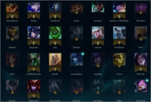 Conta Unranked LOL EX DIAMANTE E PLATINA. - League of Legends