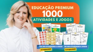 Kit Educação Premium: +1.000 Atividades e Jogos Pedagógicos - Outros