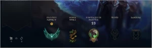 conta platina 4 mmr bom! - League of Legends LOL