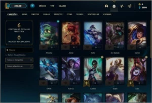 Conta prata 1 com 24 champs e 3 skins - League of Legends LOL