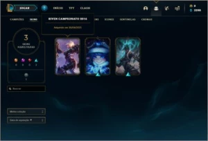Conta prata 1 com 24 champs e 3 skins - League of Legends LOL