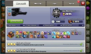 Conta Clash of Clans CV 10 FULL