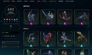 Conta LoL lvl 900 várias skins - League of Legends