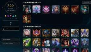 Conta LoL lvl 900 várias skins - League of Legends