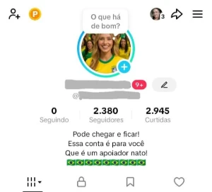 Conta Tiktok (Sem Shop) +2.300 Seguidores + Email