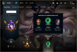 Conta Ouro 4 - League of Legends LOL