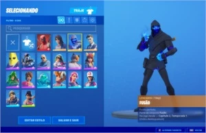 Duas Contas Fortnite Season 4-6 1900 VBucks