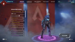 Conta com herança wraith antiga S1, 5 skin lendarias - Apex Legends