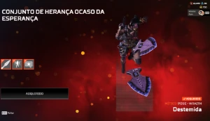 Conta com herança wraith antiga S1, 5 skin lendarias - Apex Legends