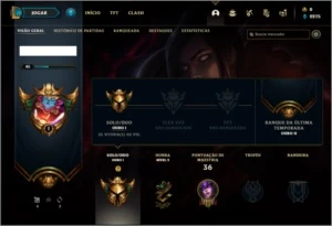 Conta ouro 1 com 4 skins e 28 champs ( MAIN MID ) - League of Legends LOL