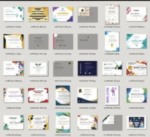 1000 Certificados Premium Editáveis no CorelDraw - Artes e Templates Artes Canva