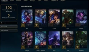 Conta LoL, LvL 53 , 6 SKINS , PLat 4 - League of Legends
