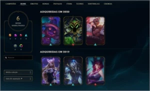 Conta LoL, LvL 53 , 6 SKINS , PLat 4 - League of Legends