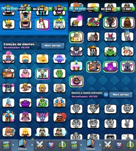 Clash Royale CV 54, Torre do rei 15, 8k+ troféus