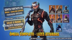 Conta Fortnite Og | Ômega Completo | Skins Raras | Fundador