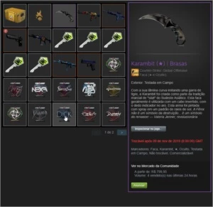 INVENTARIO CS:GO - KARAMBIT - Counter Strike