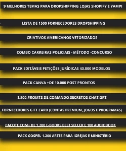 Driver Milionario - Produtos Validados, Ferramentas, Packs - Outros