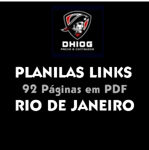 Planilhas 🔗 Links RJ 92 Páginas - PDF