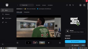Conta Epic Games com Todos Jogos Resgatados desde GTA V