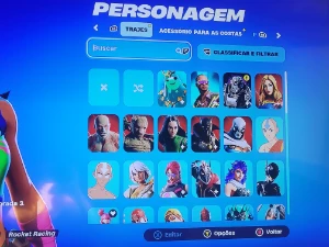 Conta Fortnite com 8k de vbucks e skins