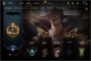 Conta All Champions/149 skins e 5 vitoriosas - League of Legends LOL