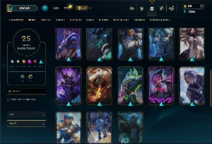 Conta prata 4 com 55 campeões e 25 skins - League of Legends LOL
