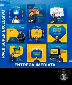 Pack Artes Social Media Política Políticos Psd Editáveis - Serviços Digitais
