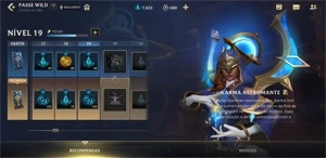 Conta WR diamante, mestre season passada várias skins e pass - League of Legends: Wild Rift LOL WR