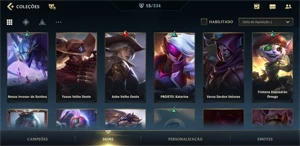 Conta WR diamante, mestre season passada várias skins e pass - League of Legends: Wild Rift LOL WR