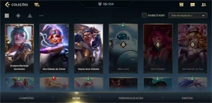 Conta WR diamante, mestre season passada várias skins e pass - League of Legends: Wild Rift LOL WR