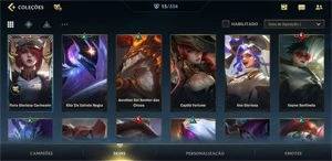 Conta WR diamante, mestre season passada várias skins e pass - League of Legends: Wild Rift LOL WR