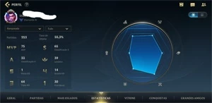 Conta WR diamante, mestre season passada várias skins e pass - League of Legends: Wild Rift LOL WR