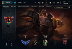 Diamante 4 73% WR| 255 skins | 225K E.A (+39-18) - League of Legends LOL