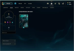 Conta lol ouro 1 - League of Legends