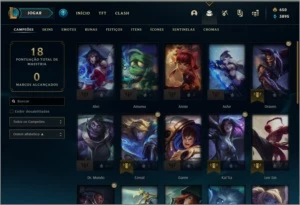 Conta lol ouro 1 - League of Legends