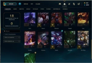 Conta lol ouro 1 - League of Legends