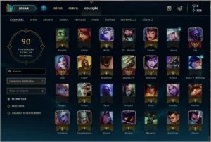 Contas lol DiamanteIV - Gold l - League of Legends