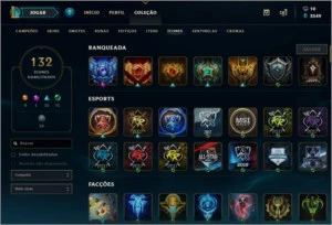 Contas lol DiamanteIV - Gold l - League of Legends