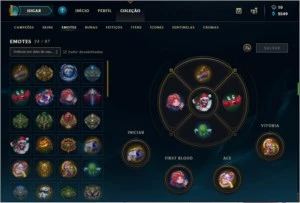 Contas lol DiamanteIV - Gold l - League of Legends