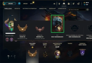 Conta ouro 4 com TODOS os champs e 390 Skins ( ADC / SUP ) - League of Legends LOL